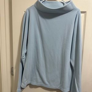 Dudley Stephens boatneck, Ice Blue color, terry fleece, size L
